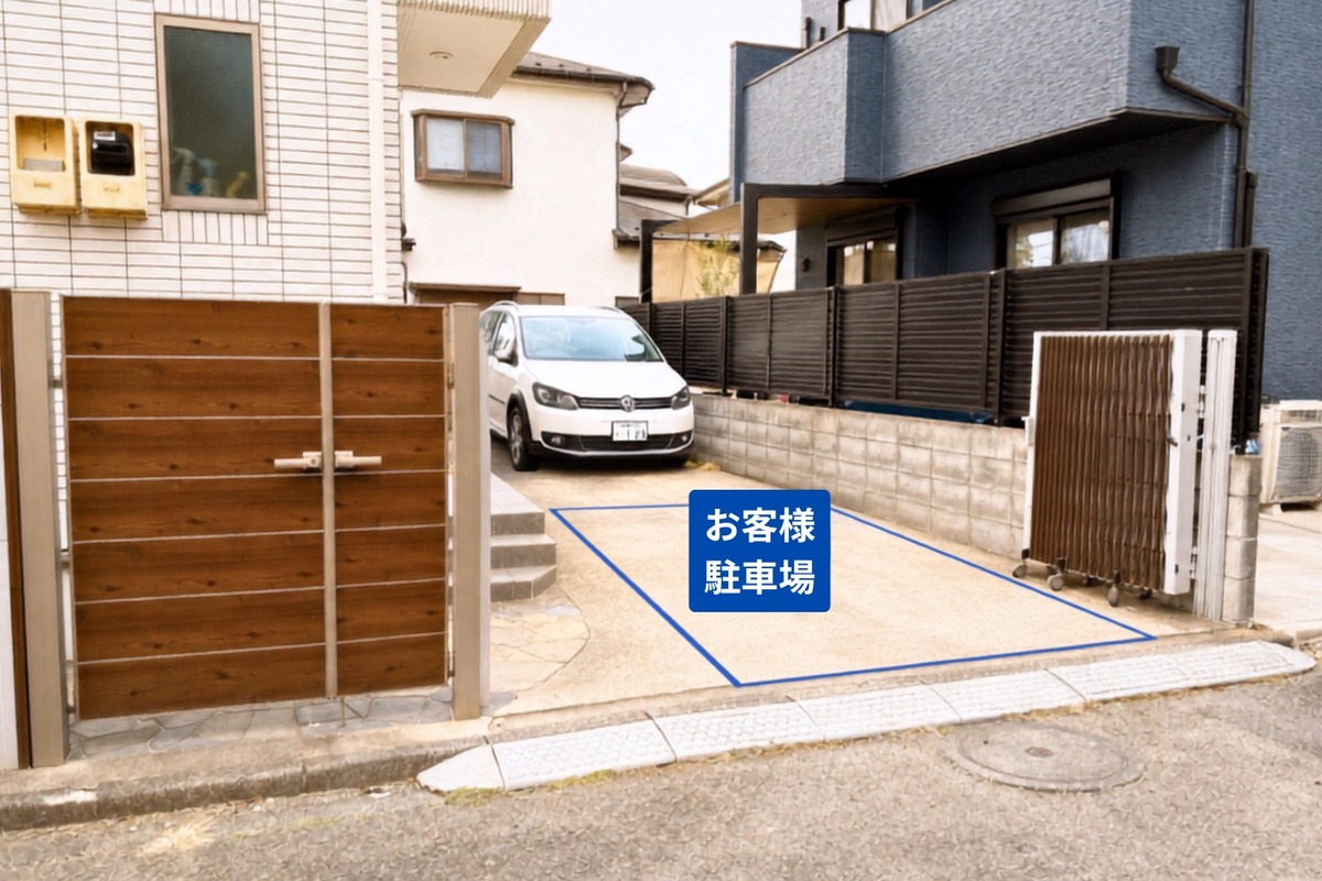 聖蹟桜ヶ丘 SEM123 理由6 無料の駐車場を完備